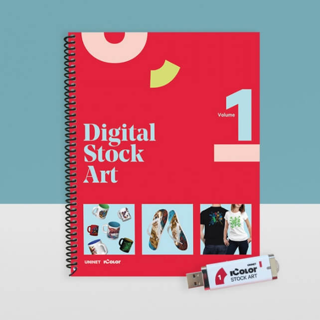 Digital Stock Art book and USB flashdrive